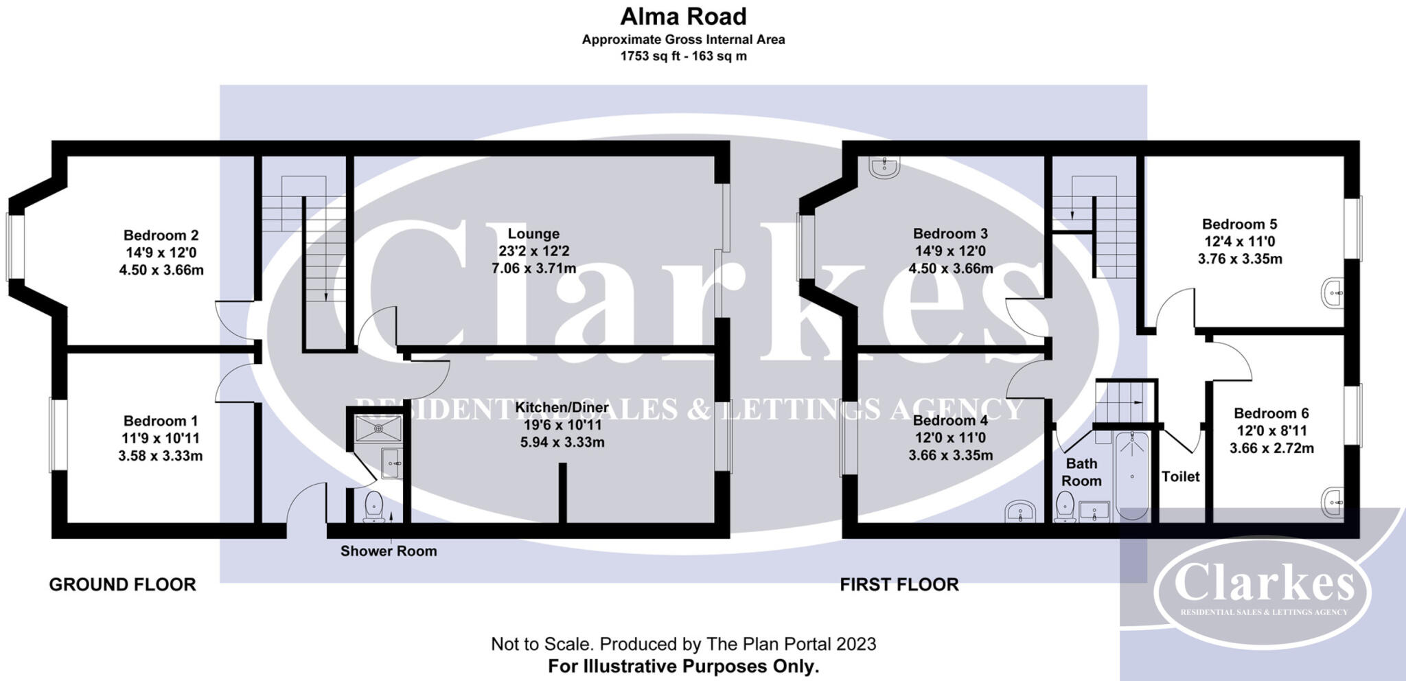 Alma Rd, Winton floorplan