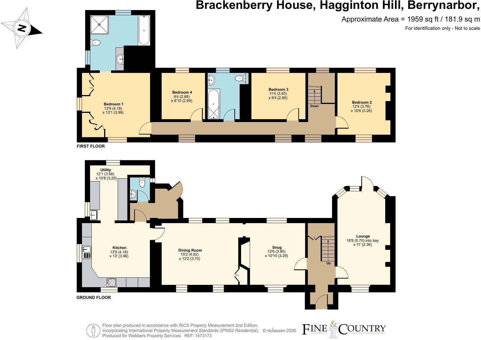 Hagginton Hill, Berrynarbor, Ilfracombe, Devon, EX34 floorplan