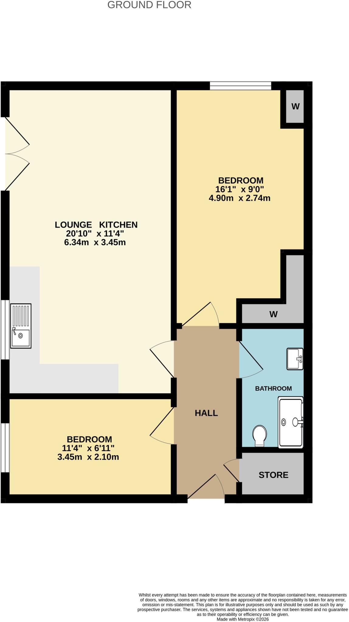 Burscough, The Quays, L40 floorplan