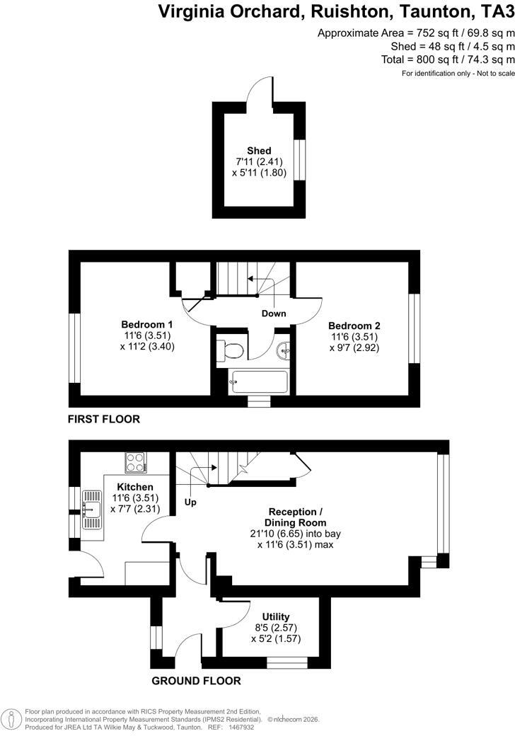 2, Virginia Orchard, Taunton floorplan