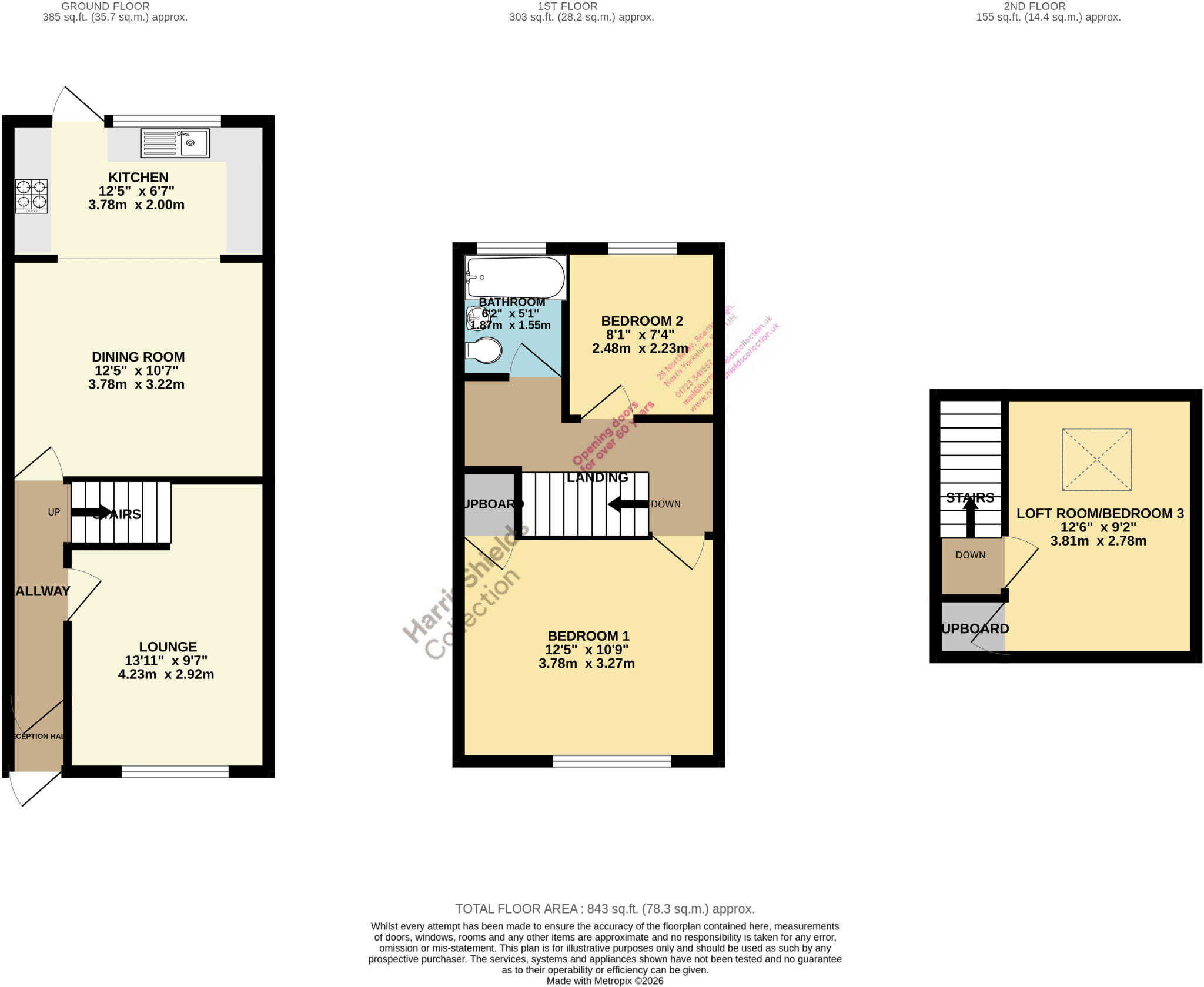 Hoxton Road, Scarborough, North Yorkshire, YO12 floorplan