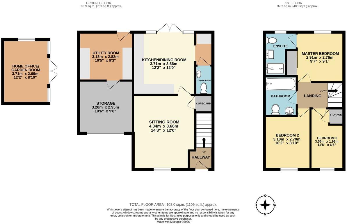 Bennett Drive, Banbury, OX16 floorplan