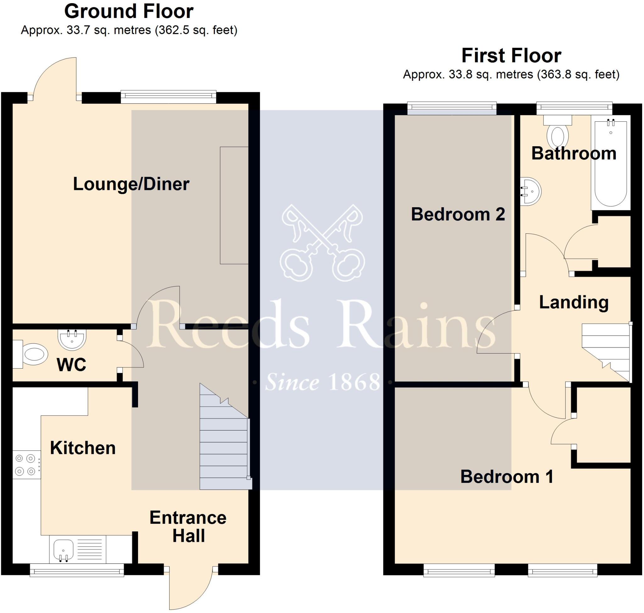 Harris Way, Kenilworth, Warwickshire, CV8 floorplan