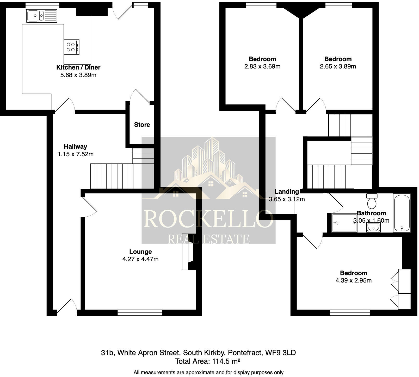 White Apron Street, WF9 floorplan