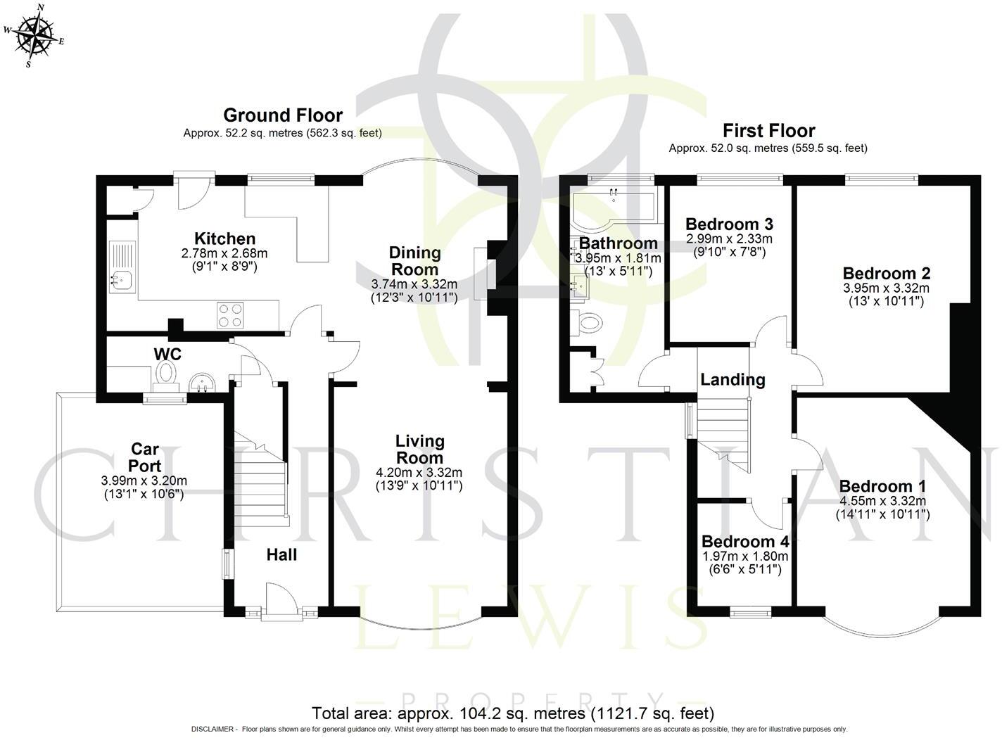 Elm Road, Evesham floorplan