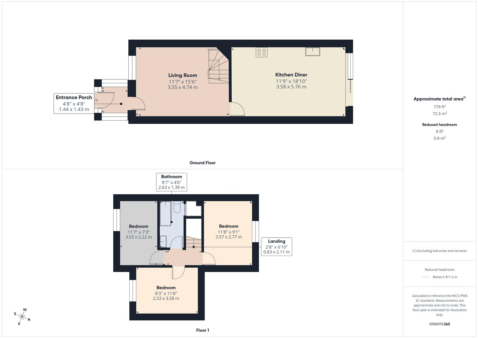 Birkdale, Whitley Bay floorplan