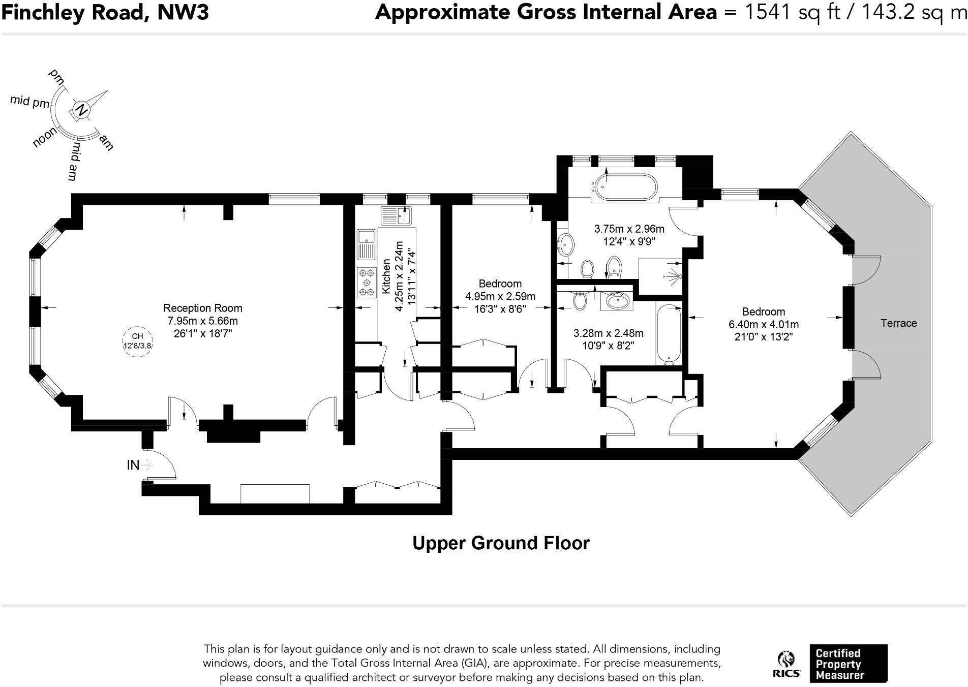 Grosvenor House, Finchley Road, Hampstead, London NW3 floorplan