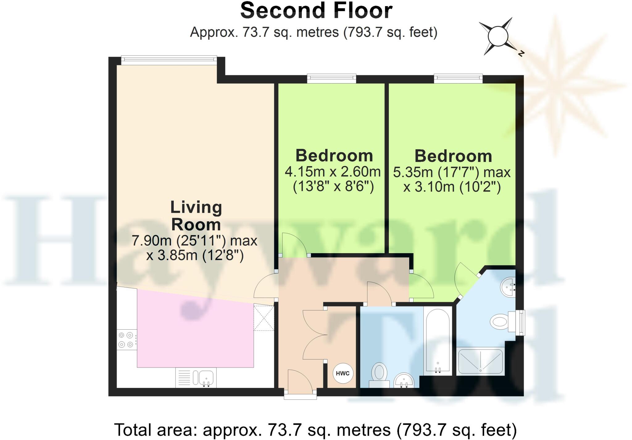 Hanson Place, Warwick Square, Carlisle floorplan