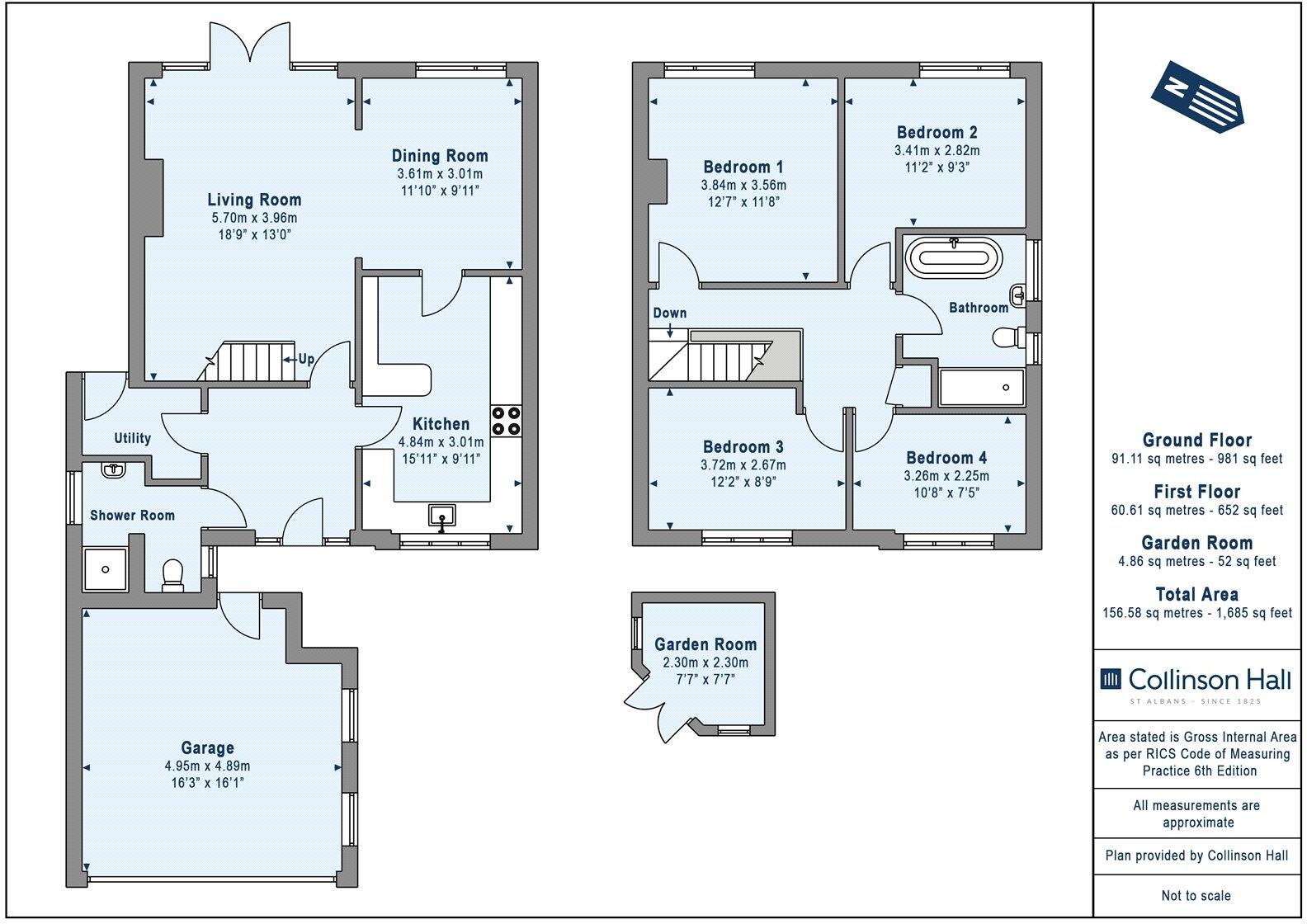 Field View Rise, Bricket Wood, St. Albans, Hertfordshire, AL2 floorplan