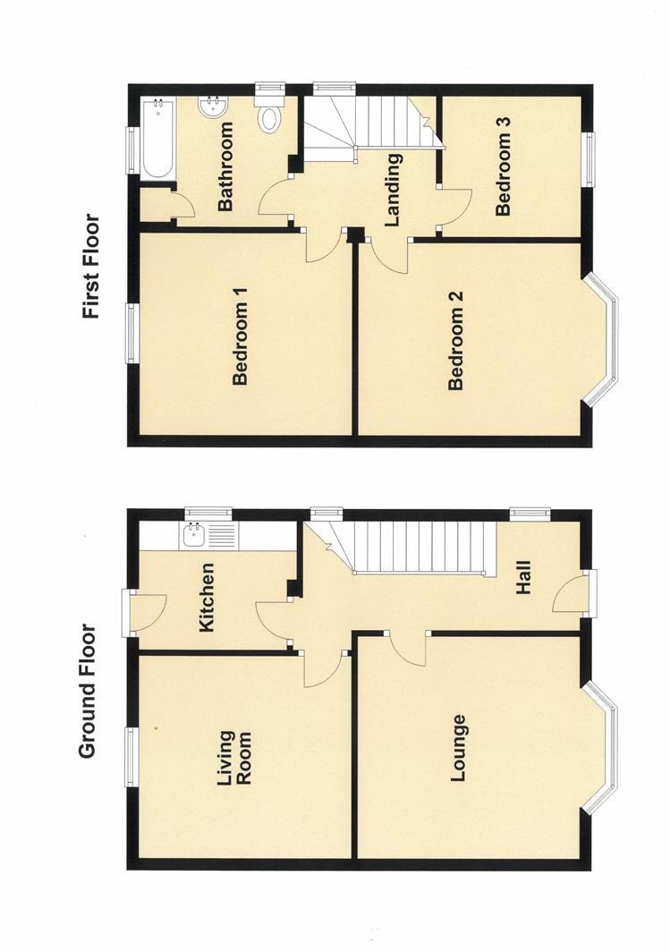 St. Davids Lane, Denbigh floorplan