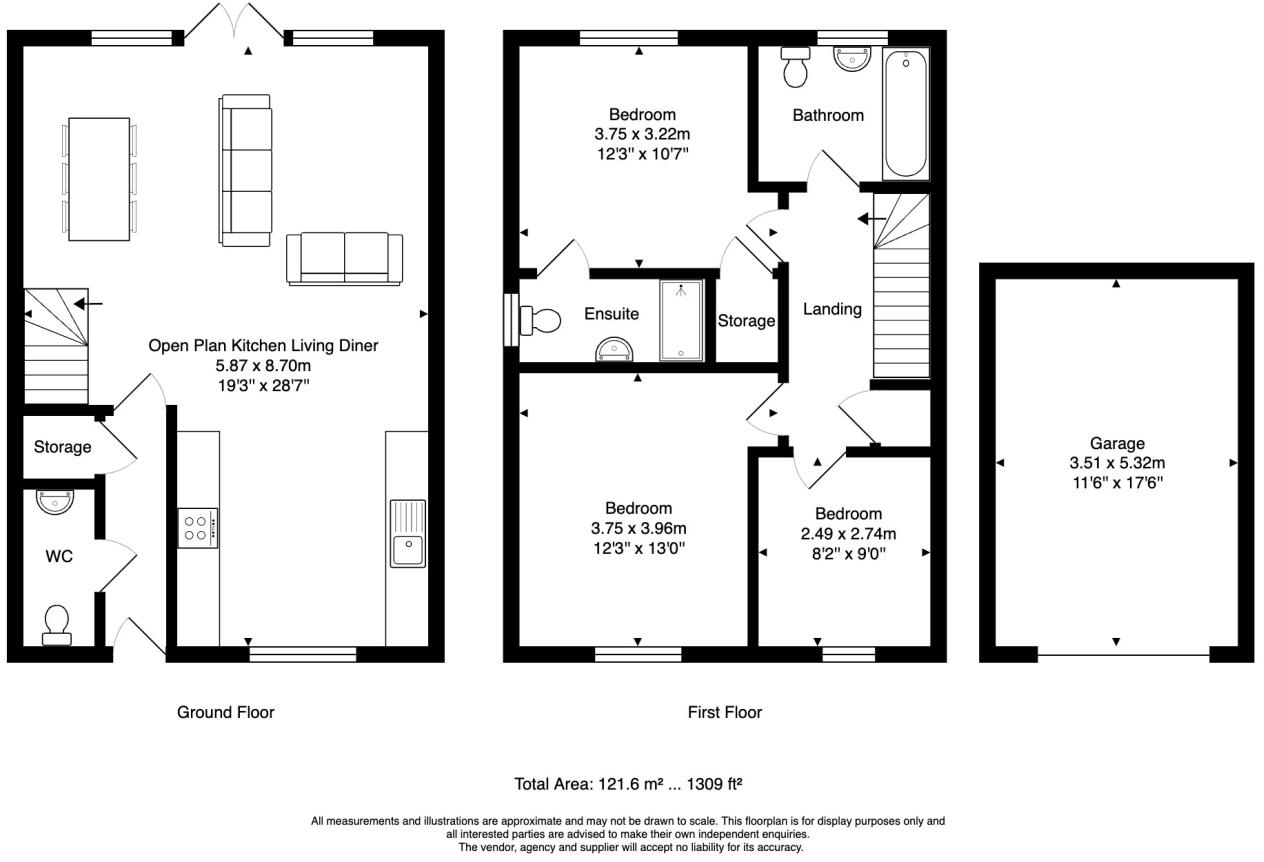 17 Hilly Hollow Gilmorton, Gilmorton, Lutterworth floorplan