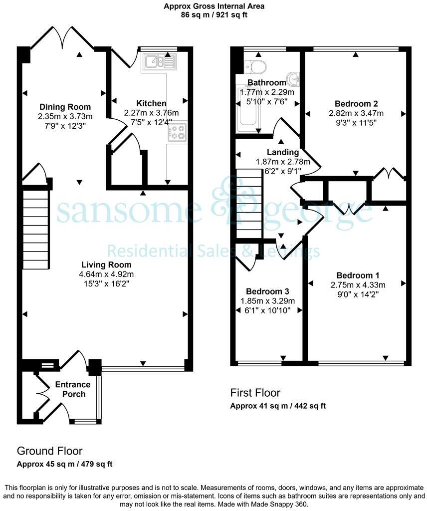 Poole Close, Tilehurst, Reading floorplan