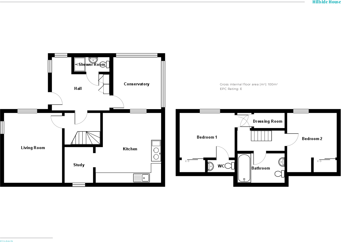 Hillside House Polbain, Achiltibuie, Ullapool, IV26 2YW floorplan