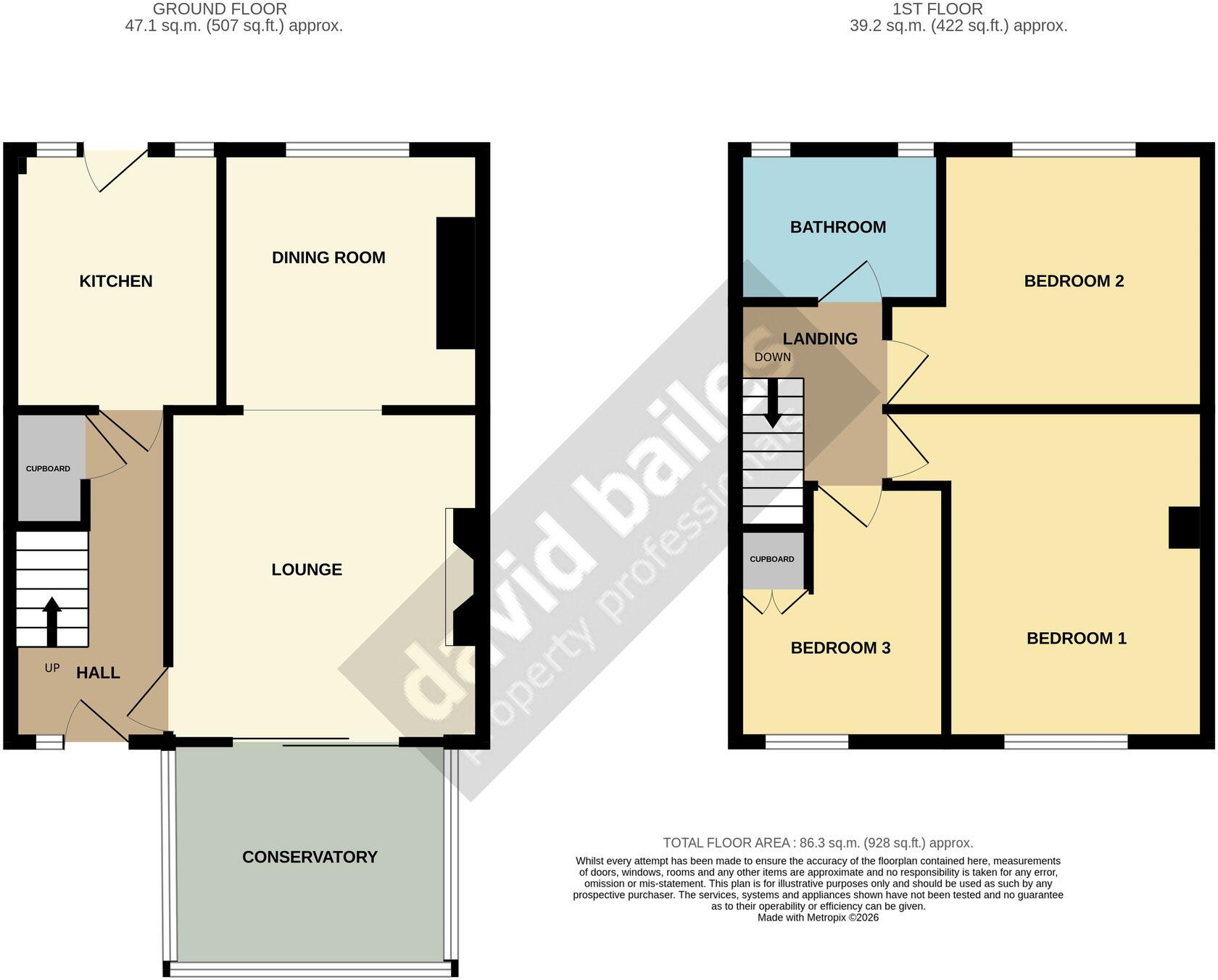 Dene View, Stanley, DH9 floorplan