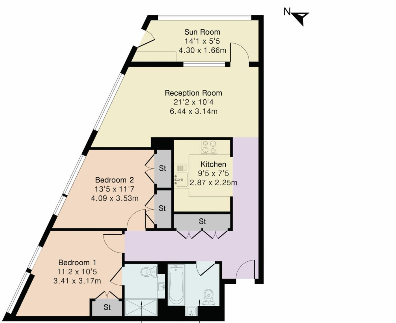 Amory Tower, Canary Wharf | London, E14 floorplan
