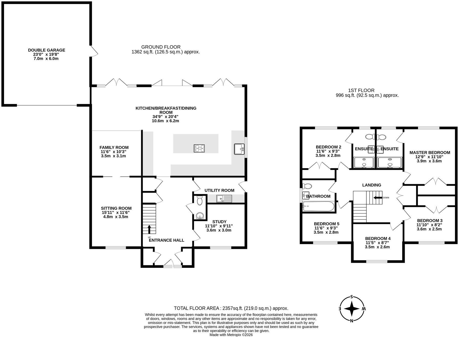 12, Meadowsweet Way, Newport, CB11 floorplan