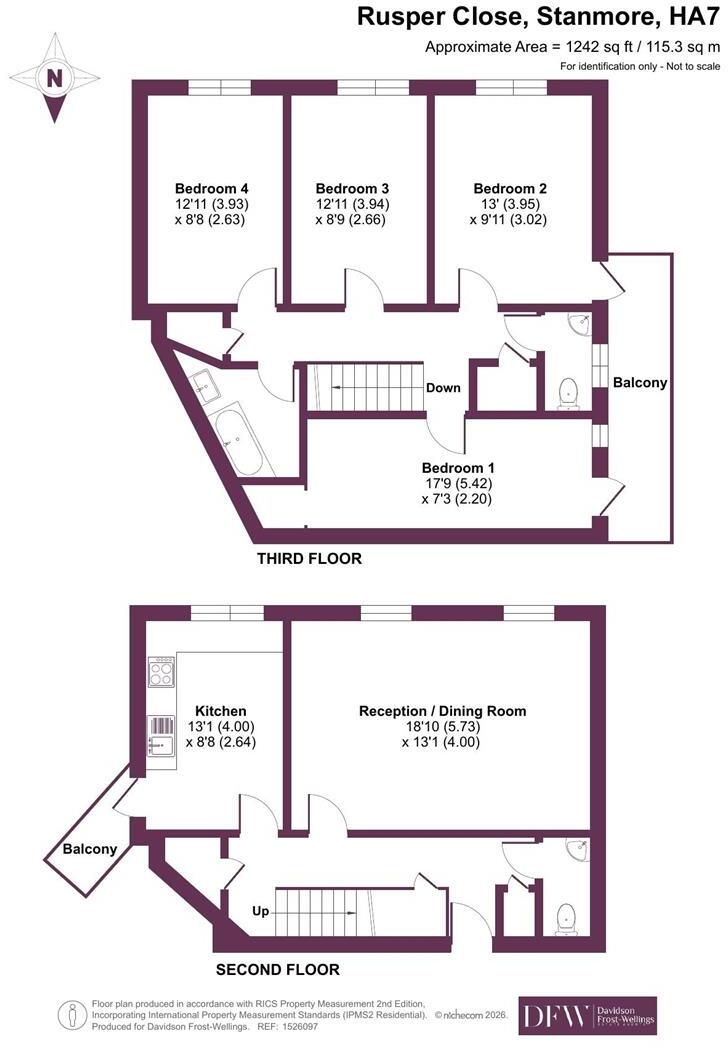 Rusper Close, Stanmore, HA7 floorplan