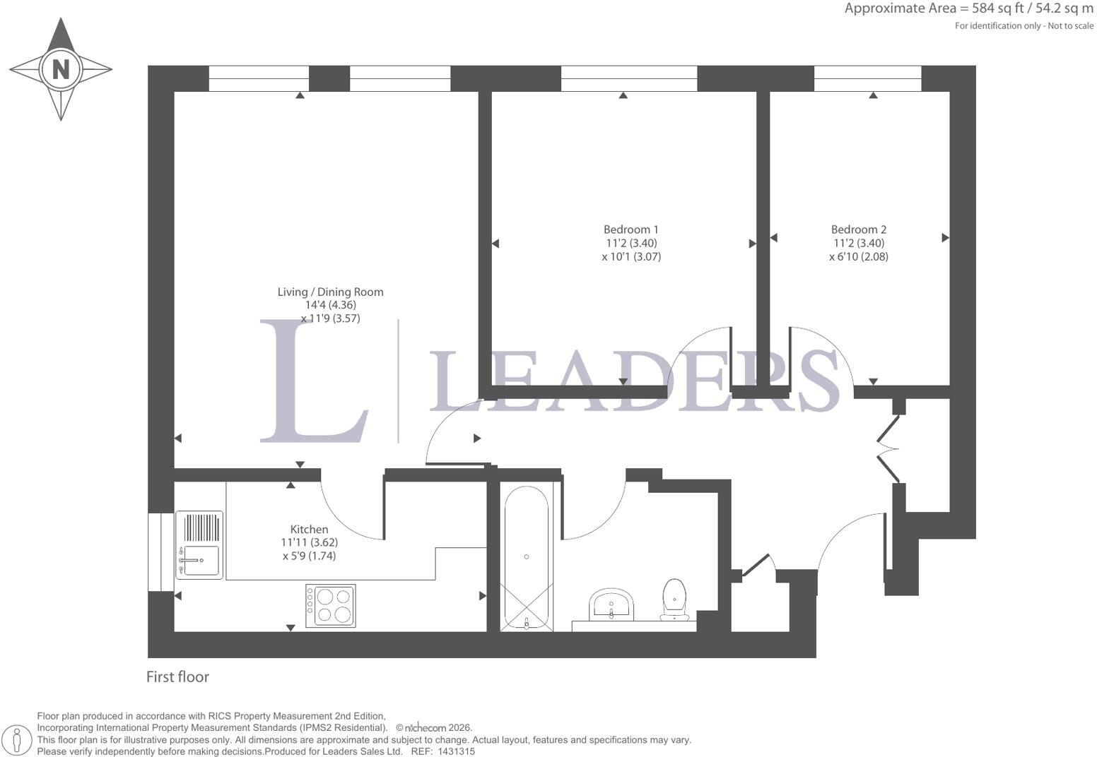 Napier Court, 15-21 Broomhall Road, Woking floorplan