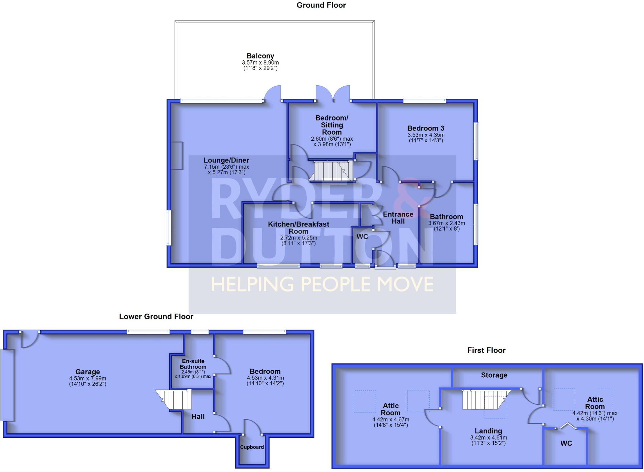 Causeway Side, Linthwaite, Huddersfield, West Yorkshire, HD7 floorplan