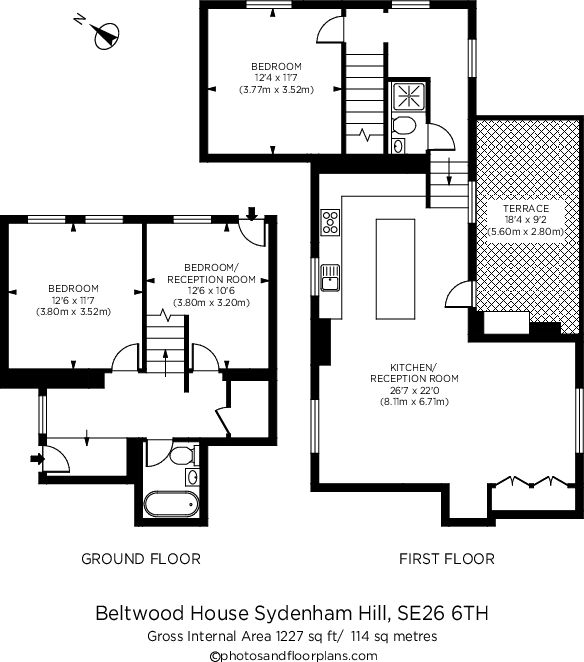 Sydenham Hill, London floorplan