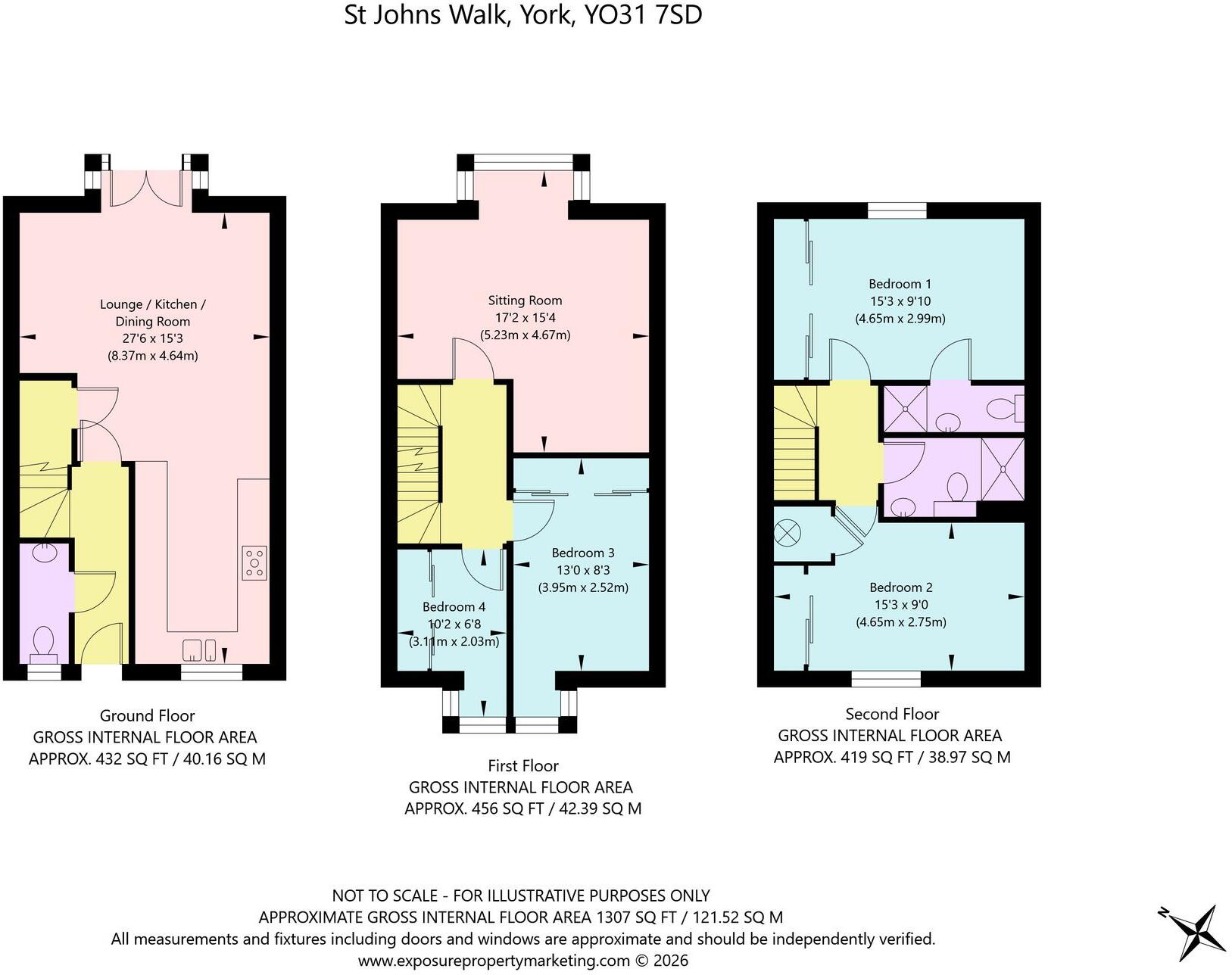 St. Johns Walk, York, YO31 floorplan