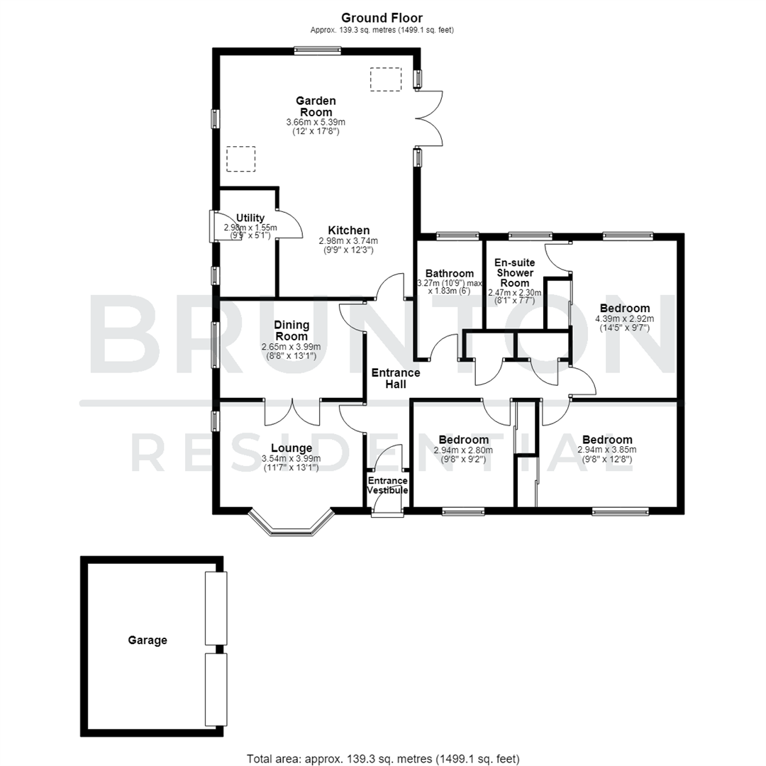 Coningsby Close, Whitebridge Park, NE3 floorplan