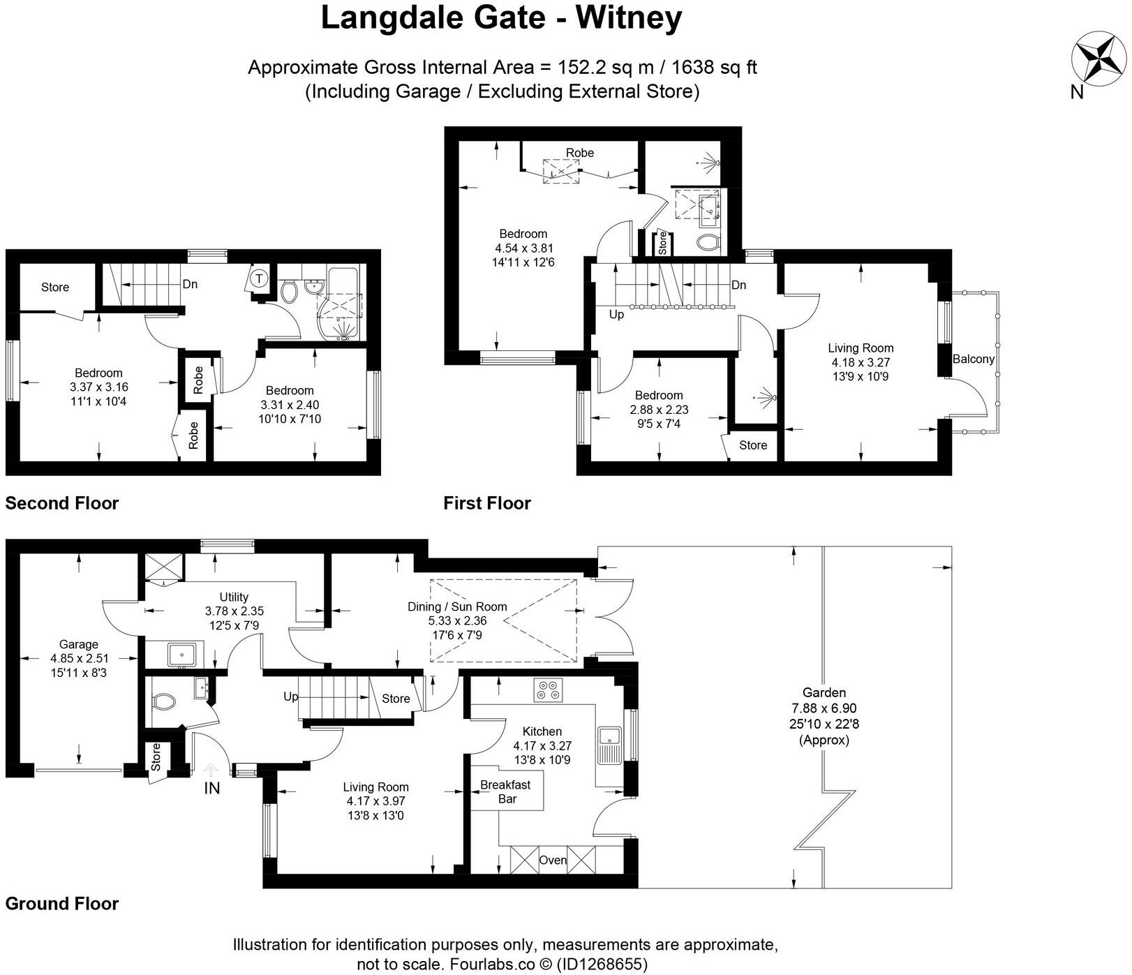 Langdale Gate, Witney, OX28 floorplan