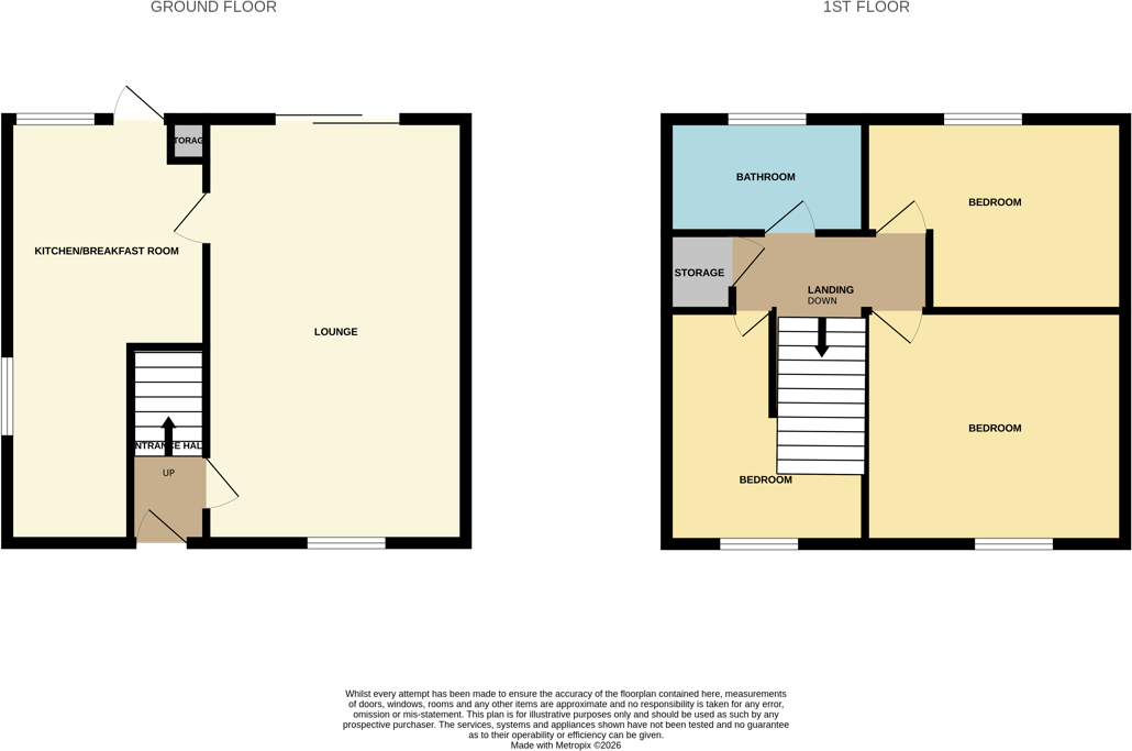 Thornwythe Grove, Great Sutton, Ellesmere Port, Cheshire, CH66 floorplan