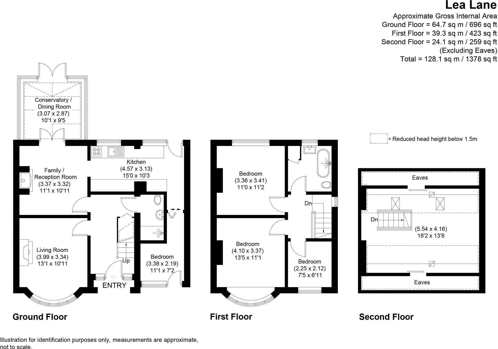 Lea Lane, Cookley, Kidderminster floorplan
