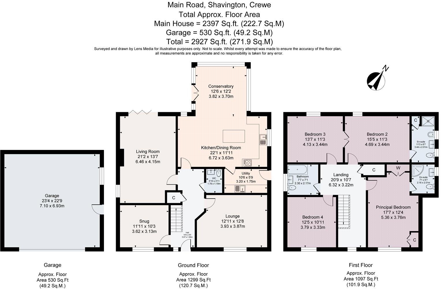31, Main Road, Shavington, Cheshire, CW2 floorplan