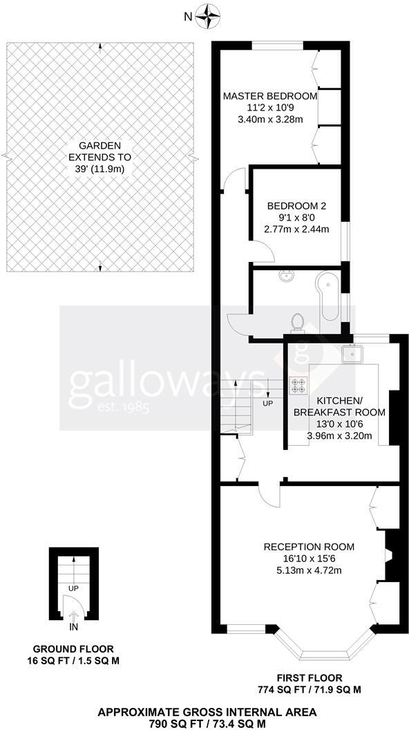 Beulah Hill, Upper Norwood, SE19 floorplan