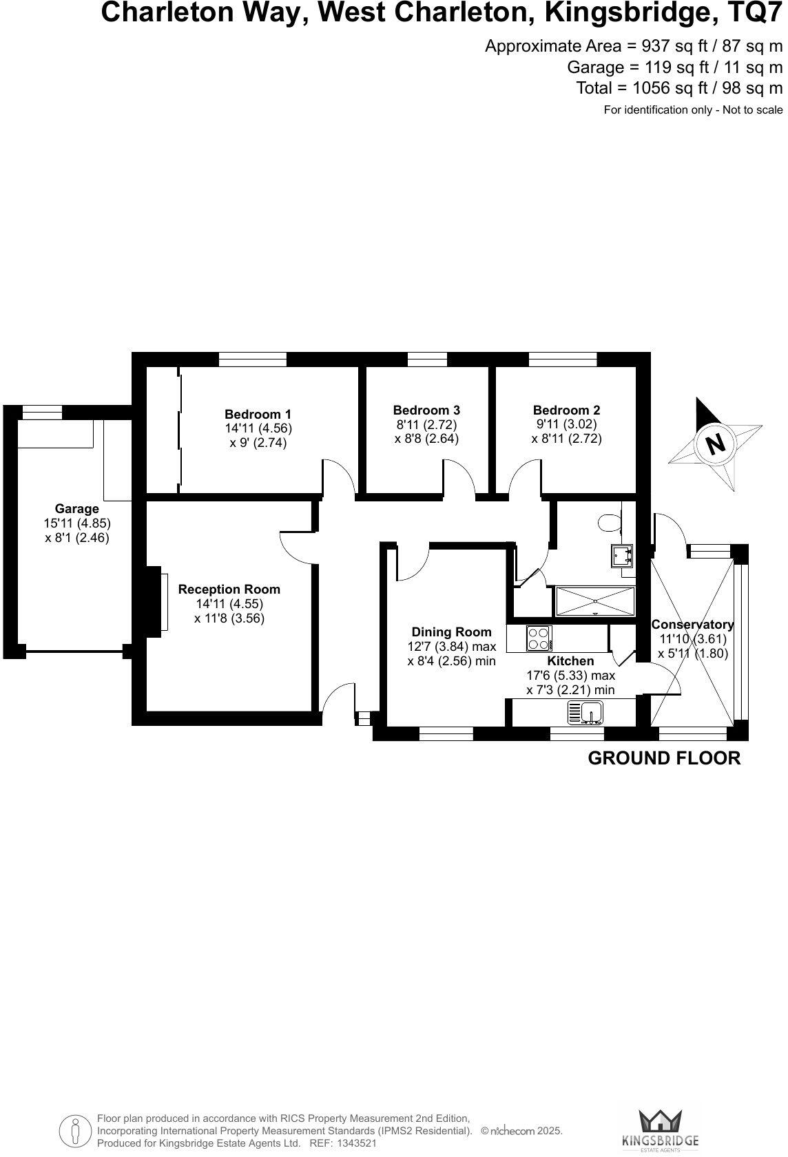 14, Charleton Way, West Charleton floorplan