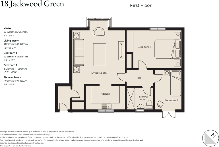 18 Jackwood Green Richmond Villages Bede , Hospital Lane, Bedworth, Warwickshire, CV12 0BP floorplan