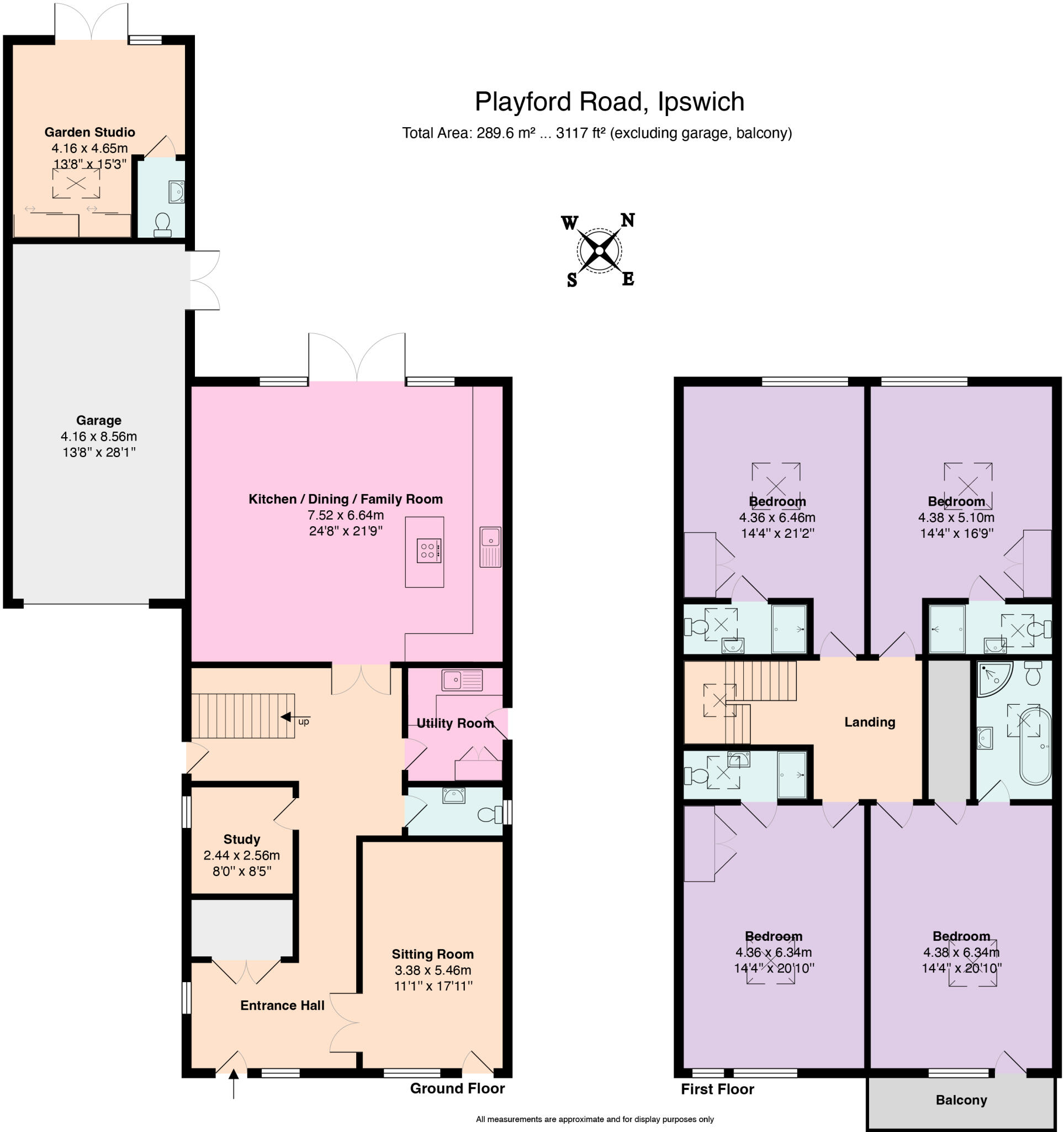 Playford Road, Rushmere St. Andrew, Ipswich, IP4 floorplan