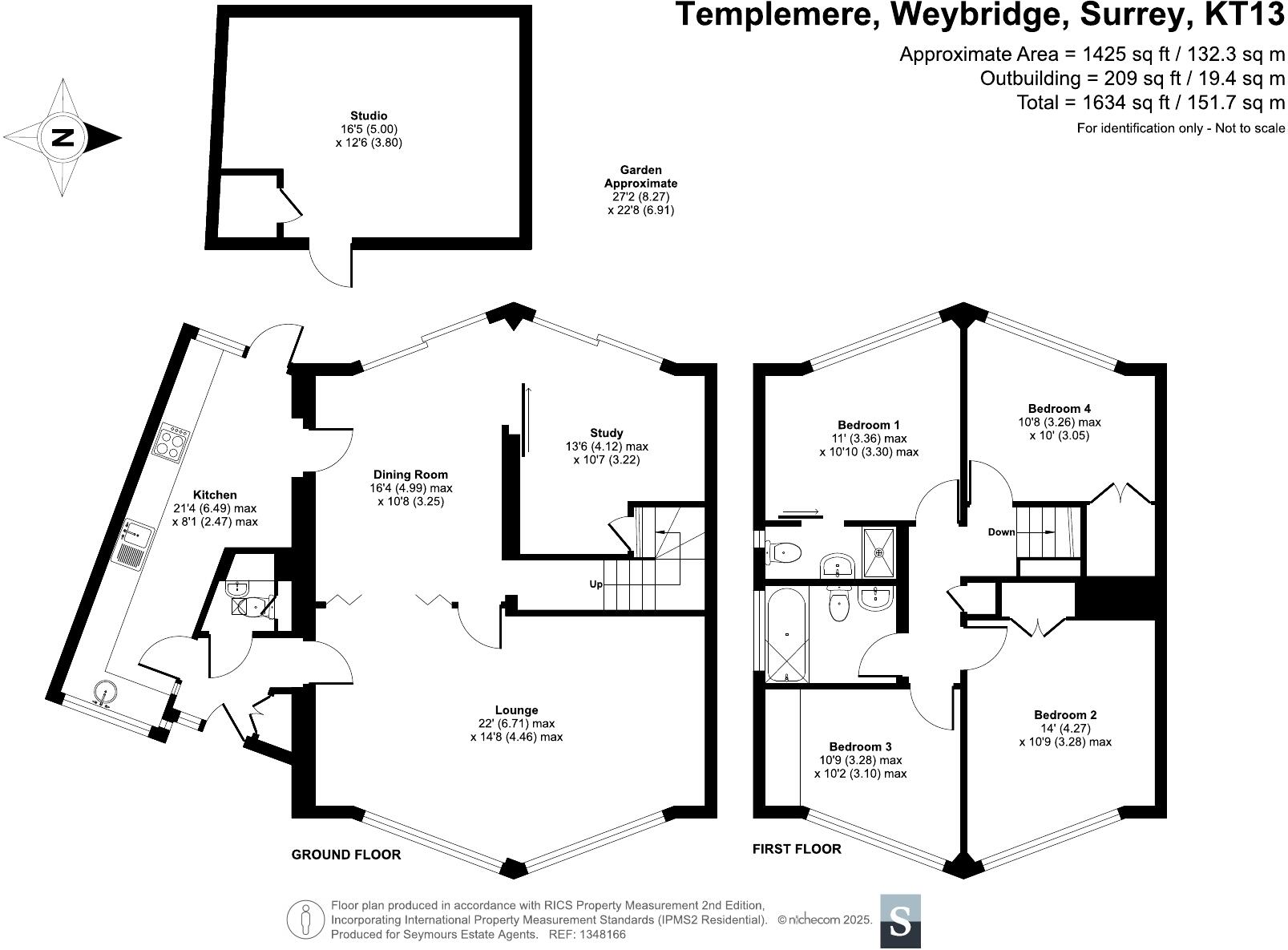 Templemere, Weybridge, Surrey, KT13 floorplan