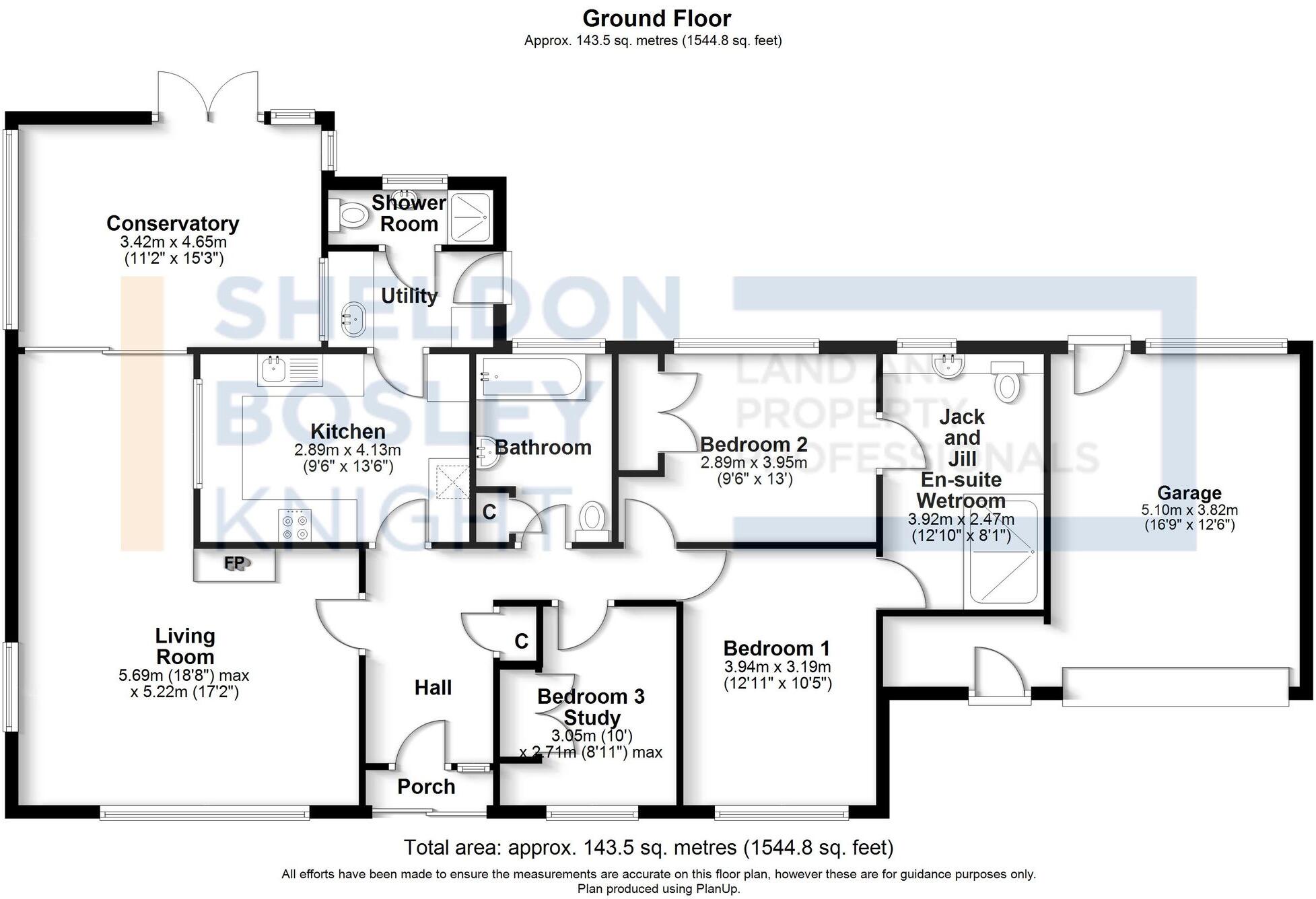 Willow Close, Pershore, WR10 floorplan