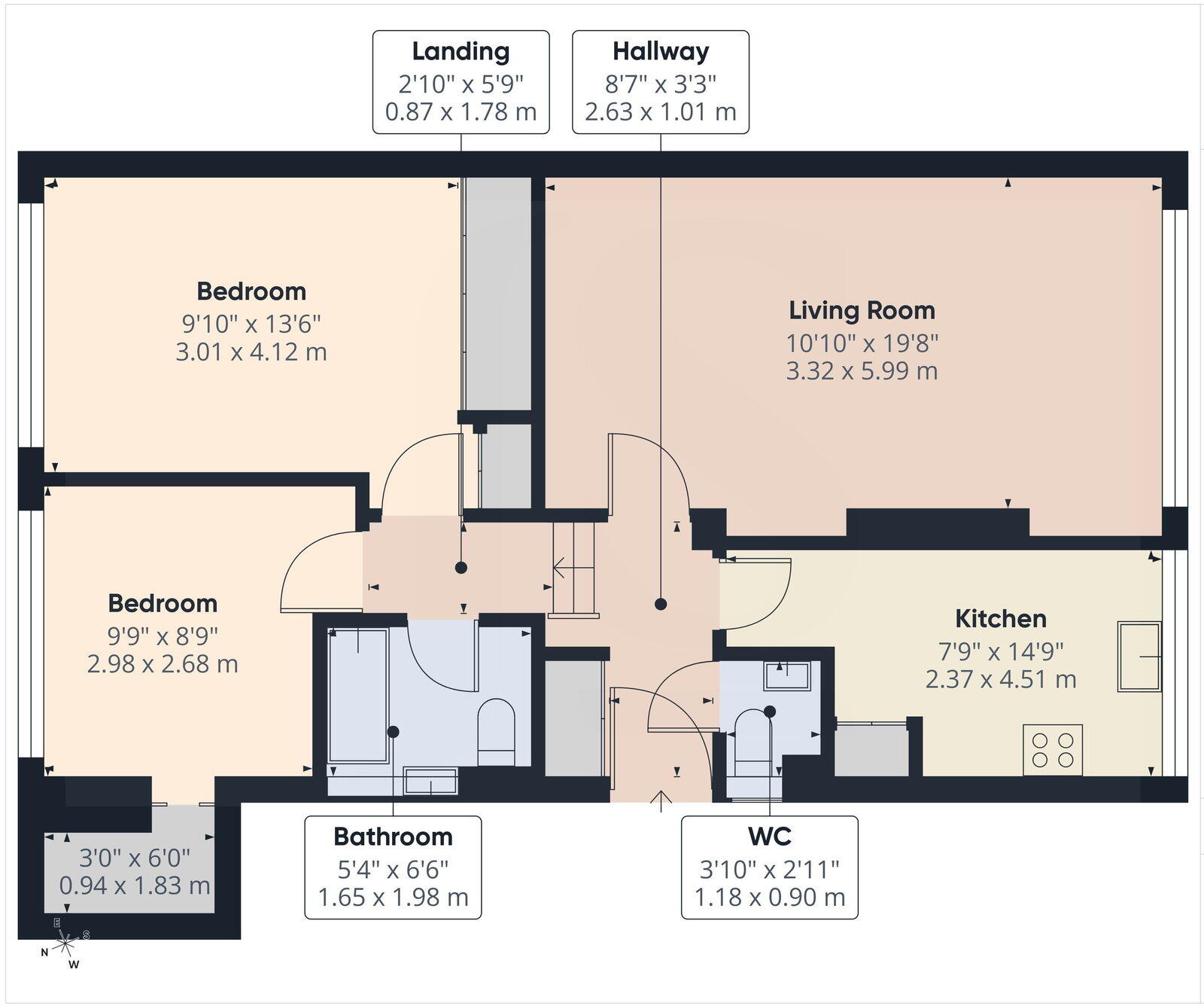 College Gardens, Worthing, BN11 floorplan