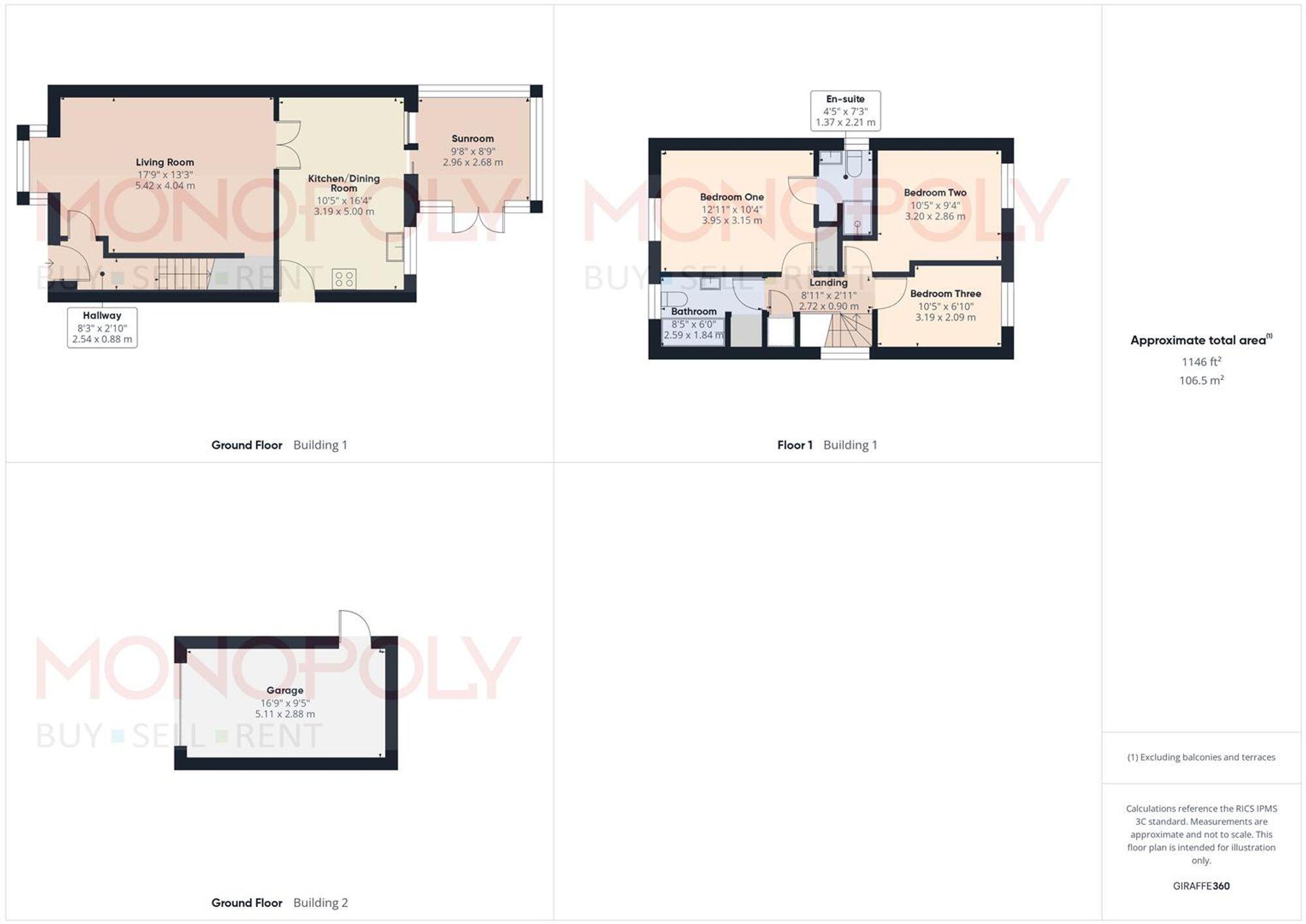 Mount Zion, Brymbo, LL11 floorplan