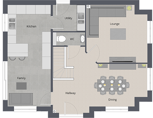 The Galloway at Middleton Waters (Homes by Carlton), Middleton St George, DL2 1FL floorplan