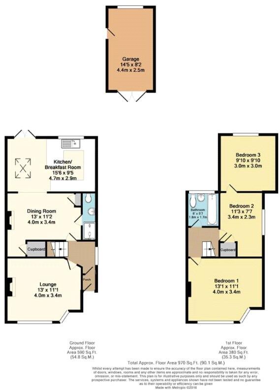 St. Audrey Avenue, Bexleyheath, DA7 floorplan