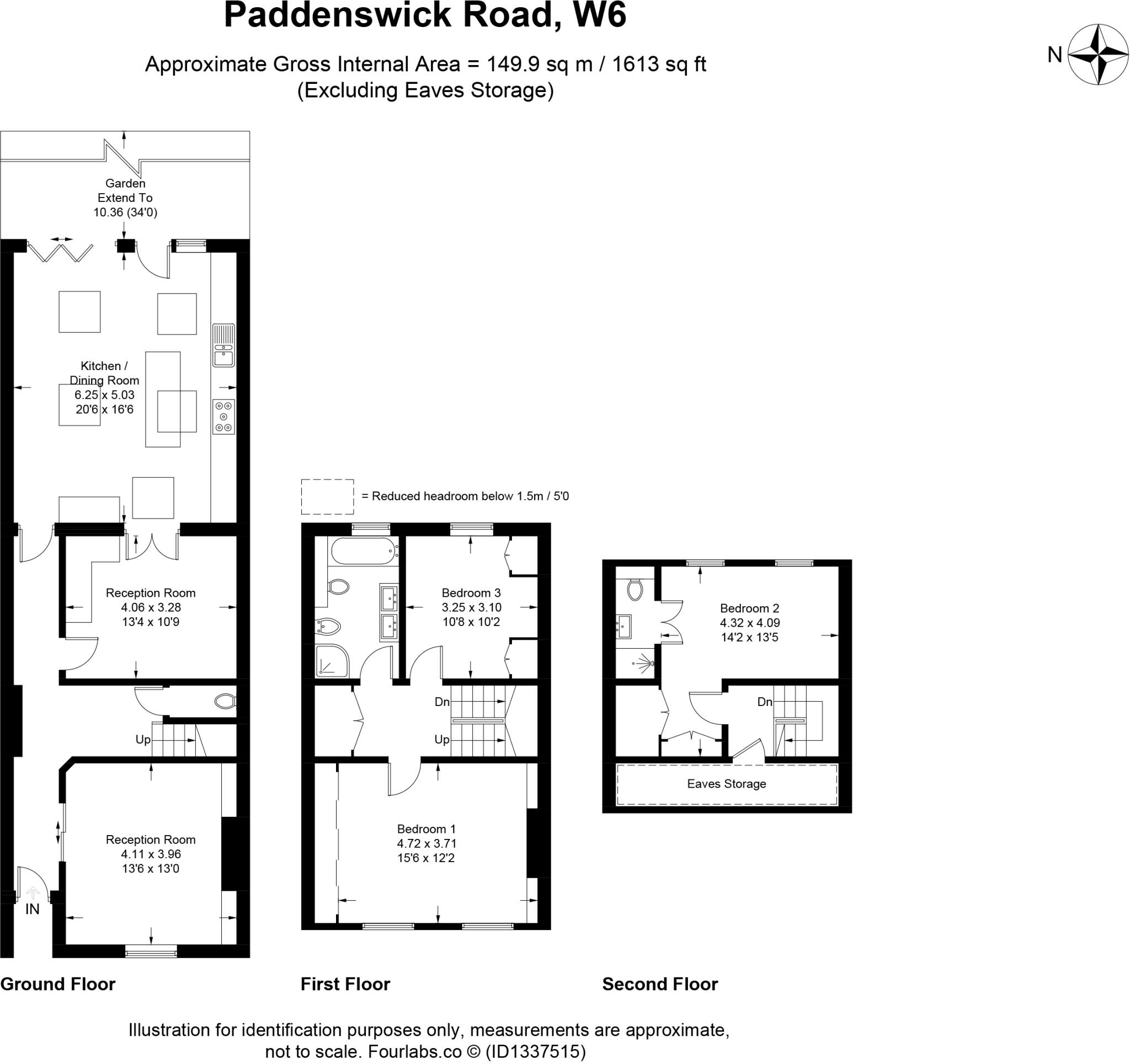 Paddenswick Road Hammersmith W6 floorplan