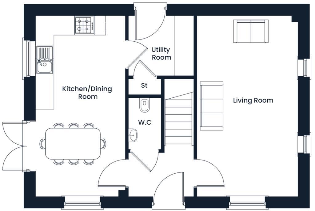 Long Meadow, 
Redhills, 
Exeter, 
EX4 1SX floorplan
