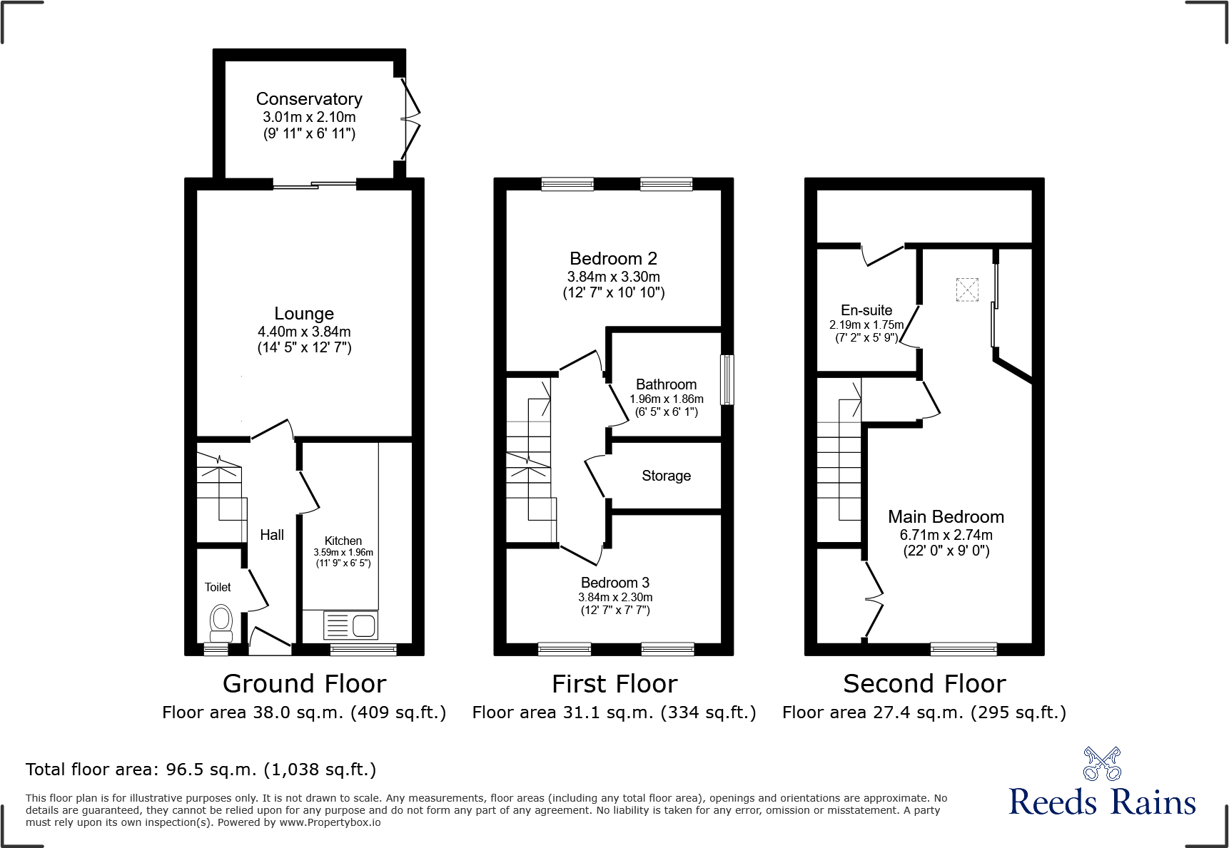 Kentmere Way, Staveley, Chesterfield, Derbyshire, S43 floorplan