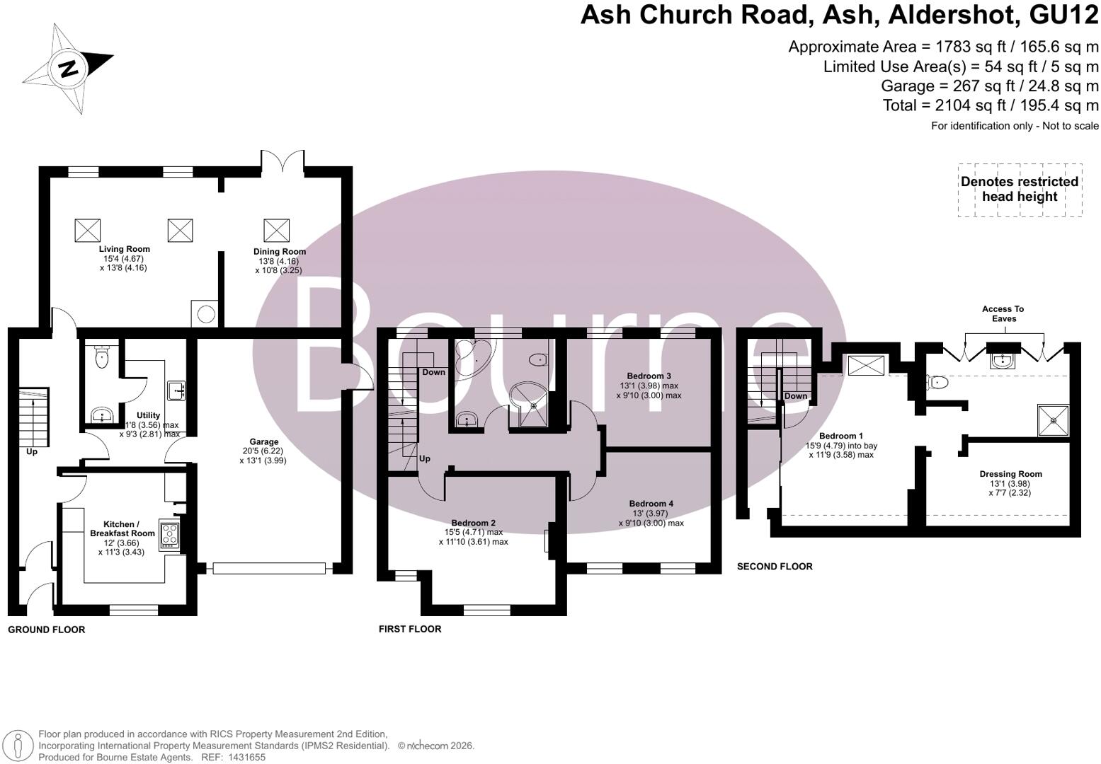 Ash Church Road, Ash, Surrey, GU12 floorplan