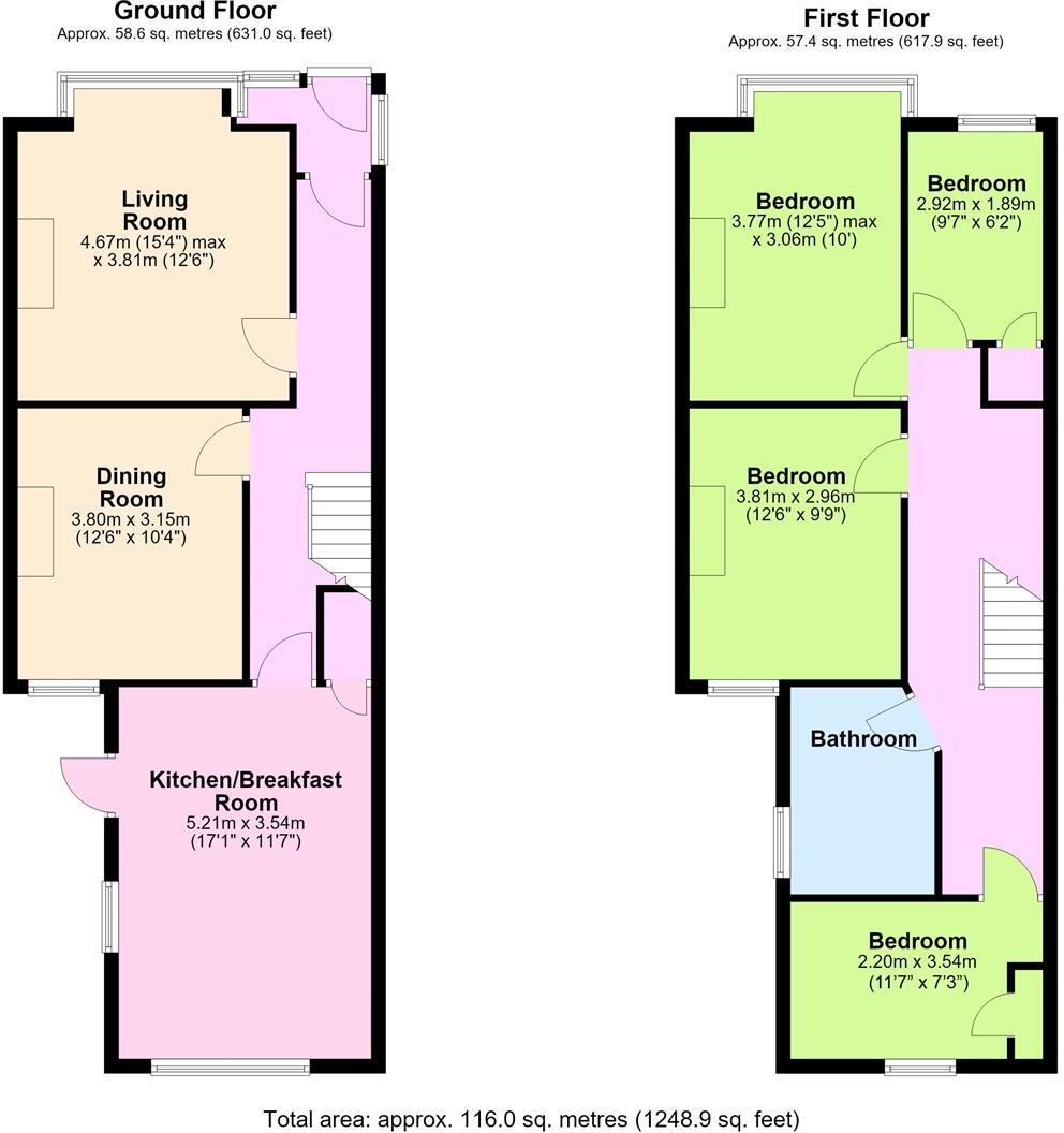 Canterbury Road, Worthing floorplan
