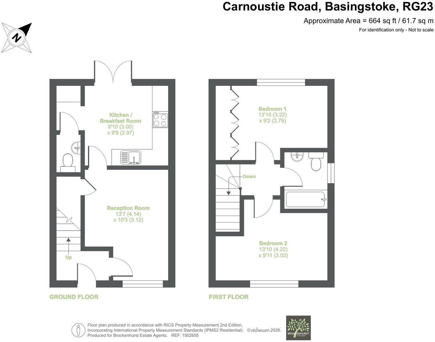 Carnoustie Road, Basingstoke RG23 7PT floorplan
