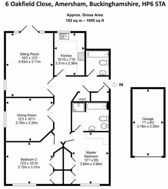 Oakfield Close, Amersham, Buckinghamshire, HP6 floorplan