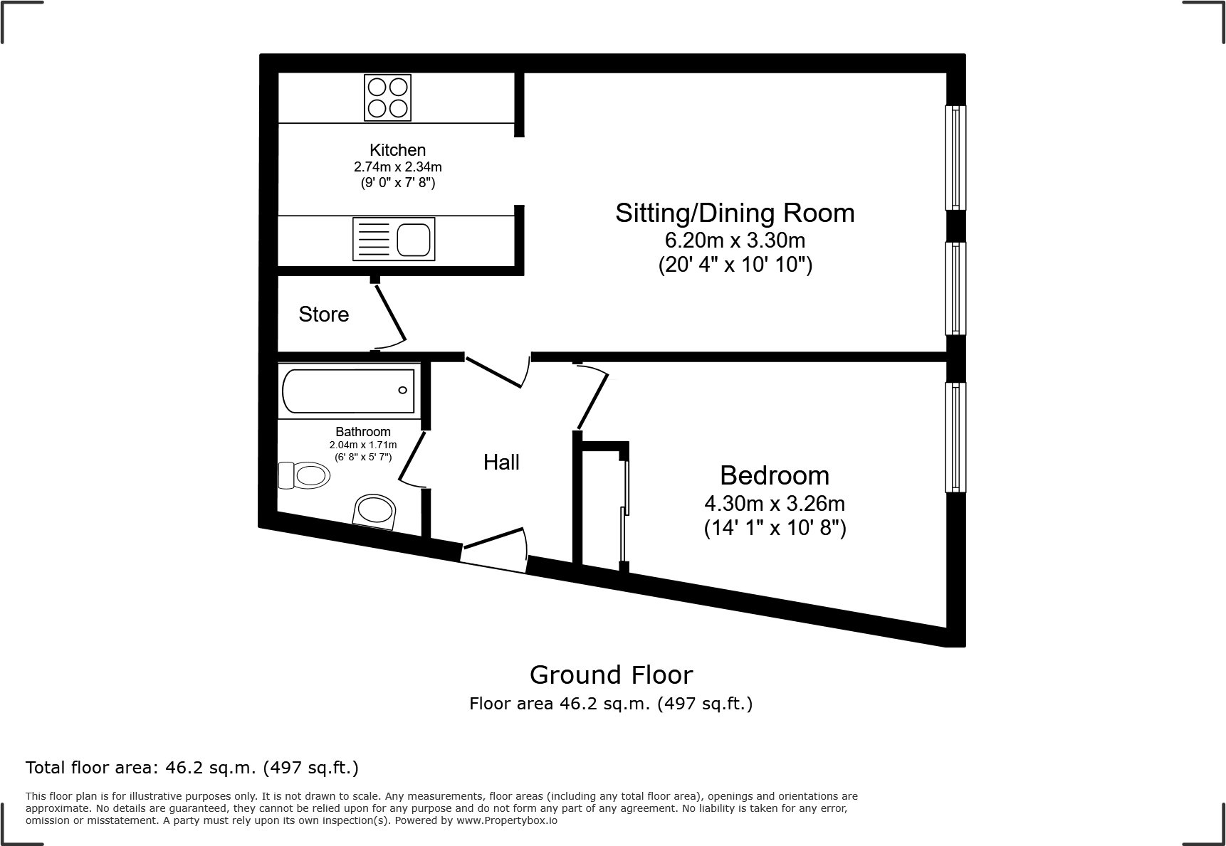 Birchett Road, Aldershot, Hampshire floorplan