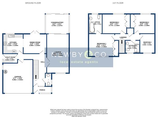 Peartree Close, Glenfield, Leics floorplan