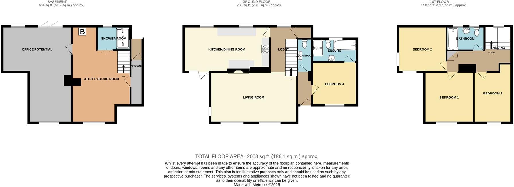Exeter Road, Braunton floorplan